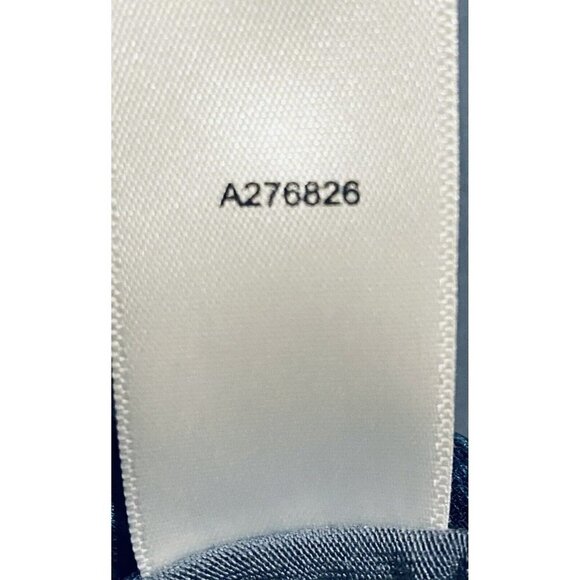 LOGO Lori Goldstein Jacket Womens Large Blue Watercolor Print Faux Suede Drapey - Picture 7 of 7